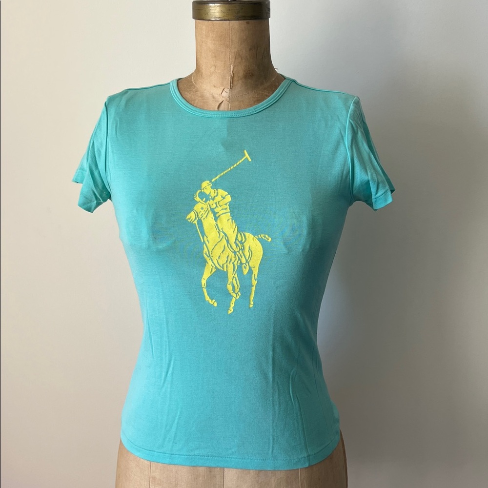 Y2K Ralph Lauren Black Label Pony Tee